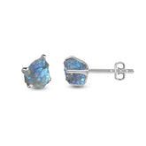 rainbow moonstone earrings